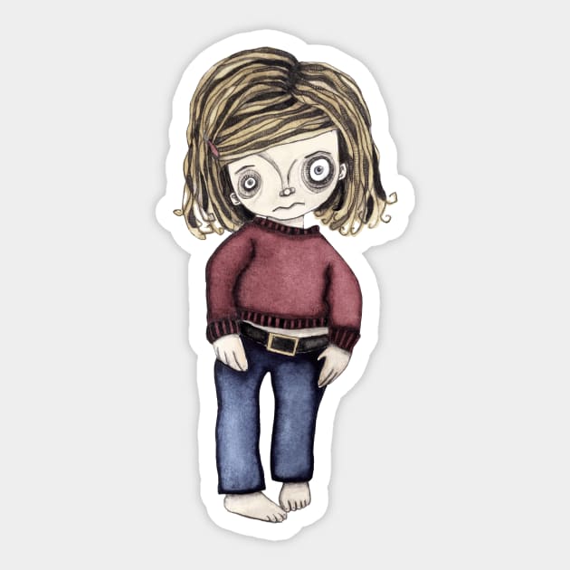 Living Dead Girl Sticker by EstrangedShop